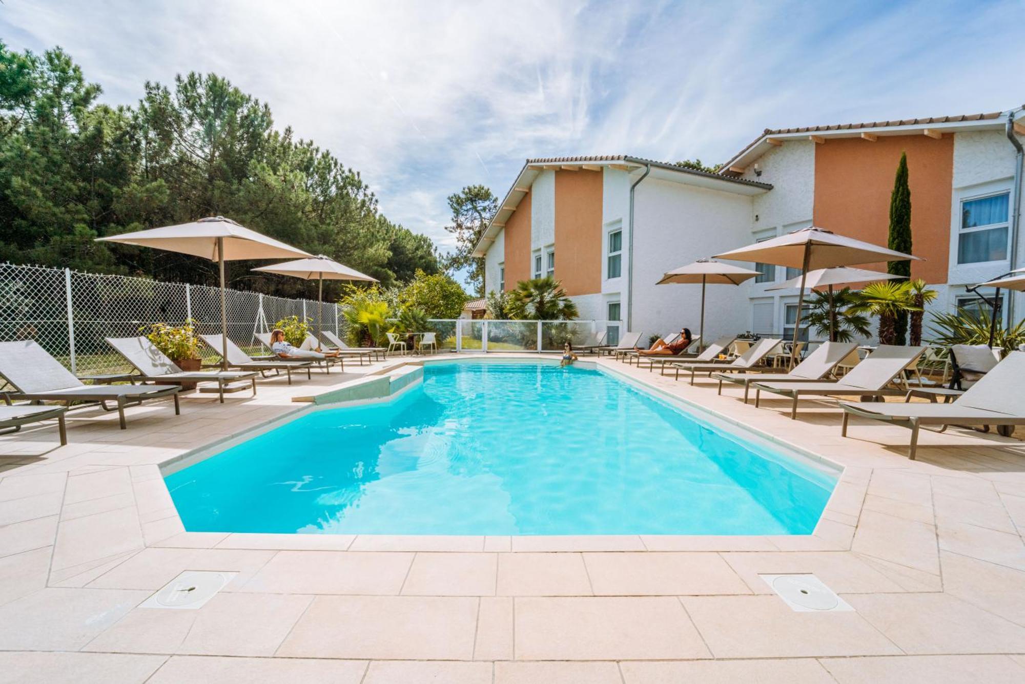 Hotel Restaurant La Forestiere Biscarrosse-Plage Exterior foto