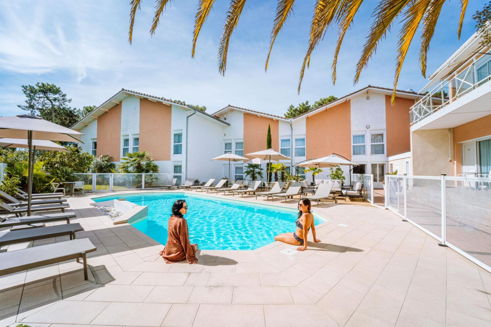 Hotel Restaurant La Forestiere Biscarrosse-Plage Exterior foto